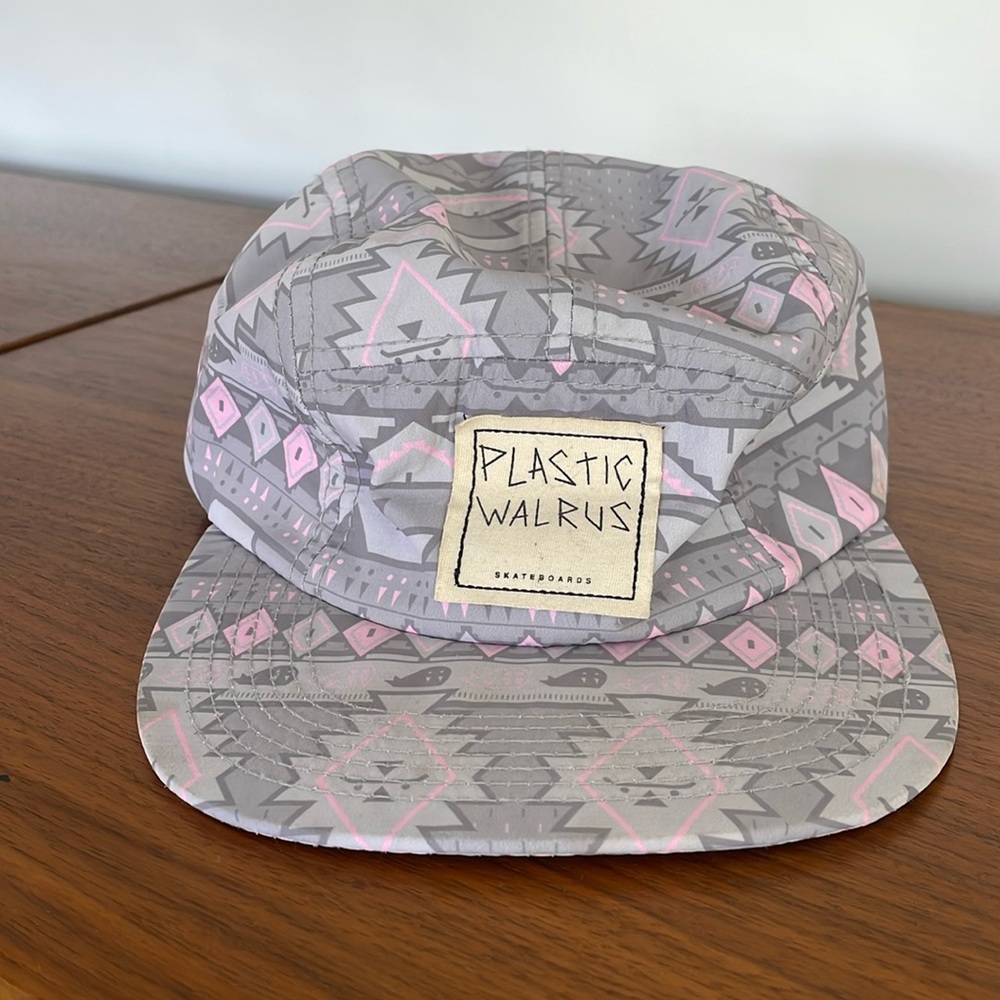 Plastic Walrus skater ball cap hat designed by artist Rad Sechrist.